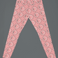 Chakras Printed Pink Leggings