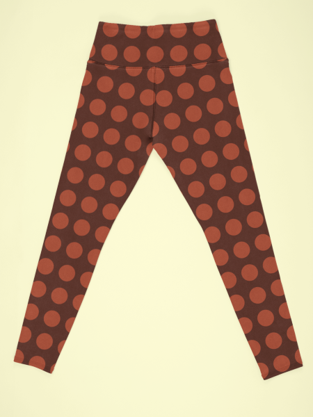 Polka Dotted Printed Leggings