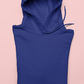 UNISEX Solid Plain Hoodie - Royal blue