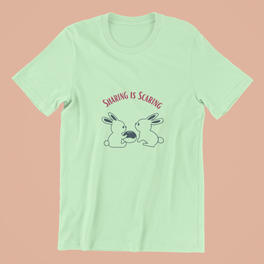 Sharing Is Scaring Classic T-shirt - UNISEX