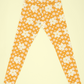 Flowers Printed Yellow Leggings